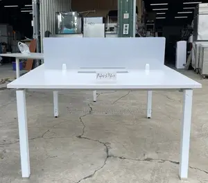 Office Desk:120cm Square Two-Seater Sitting Office Table