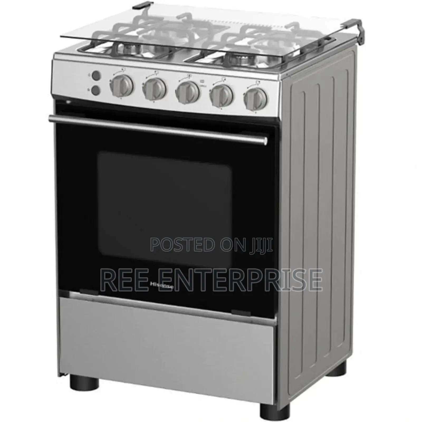Hisense 60 Cm All Gas 4 Burner And Oven Gas