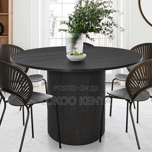Office Table : Round Grey Meeting Office Table - thumbnail 3