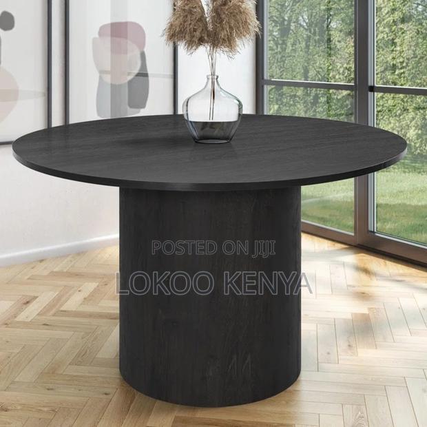 Office Table : Round Grey Meeting Office Table - thumbnail 6