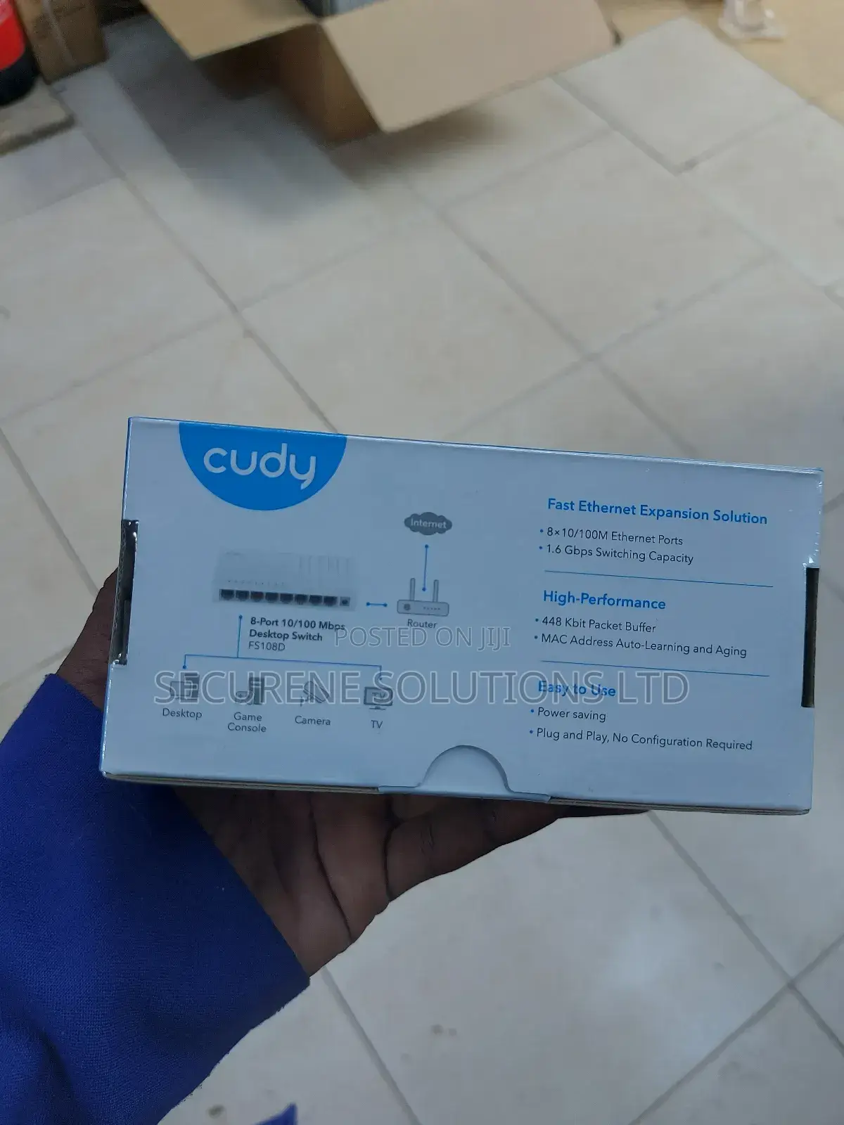 Cudy Fs108d 8-Port 10/100 MBPS Desktop Switch