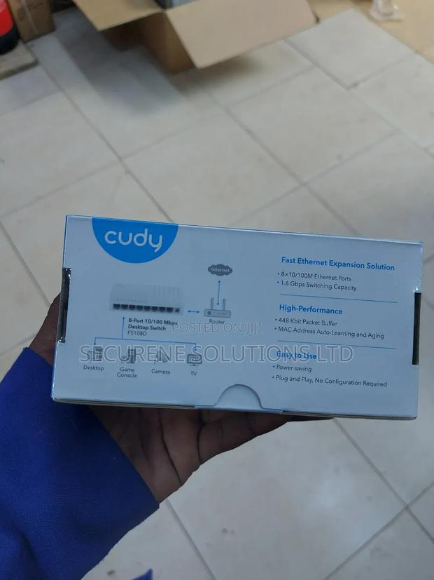 Cudy Fs108d 8-Port 10/100 MBPS Desktop Switch - thumbnail 4