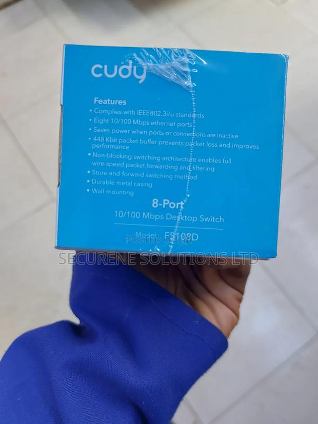 Cudy Fs108d 8-Port 10/100 MBPS Desktop Switch - thumbnail 5