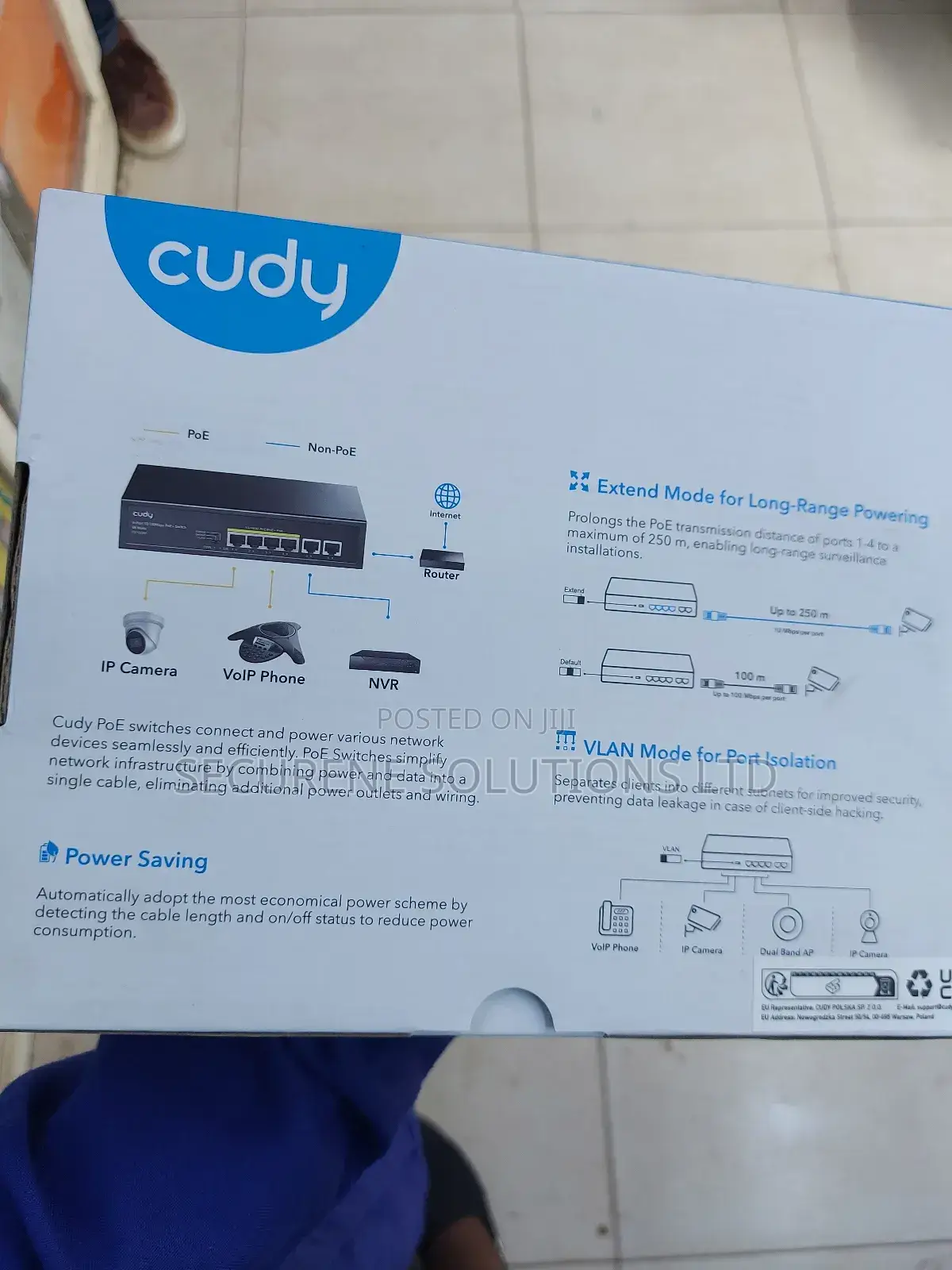 The Cudy Fs1006p Is a 6-Port 10/100mbps Poe+ Switch