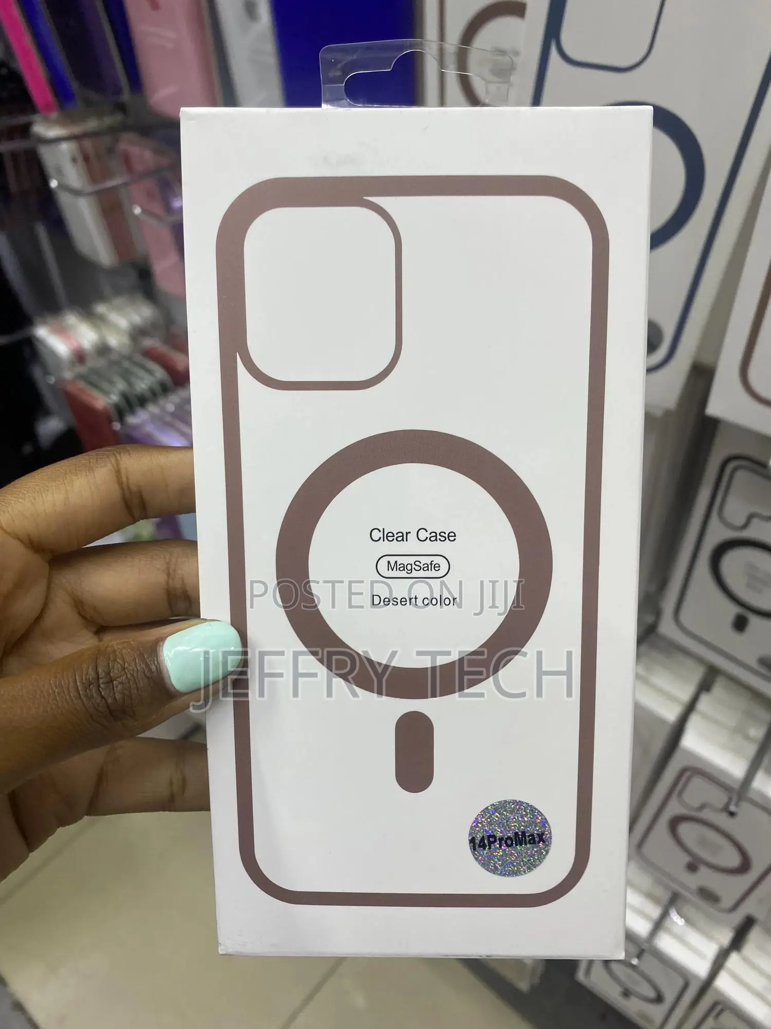 Casekoo iPhone 14 Pro Max Clear Case With Magsafe-Desert