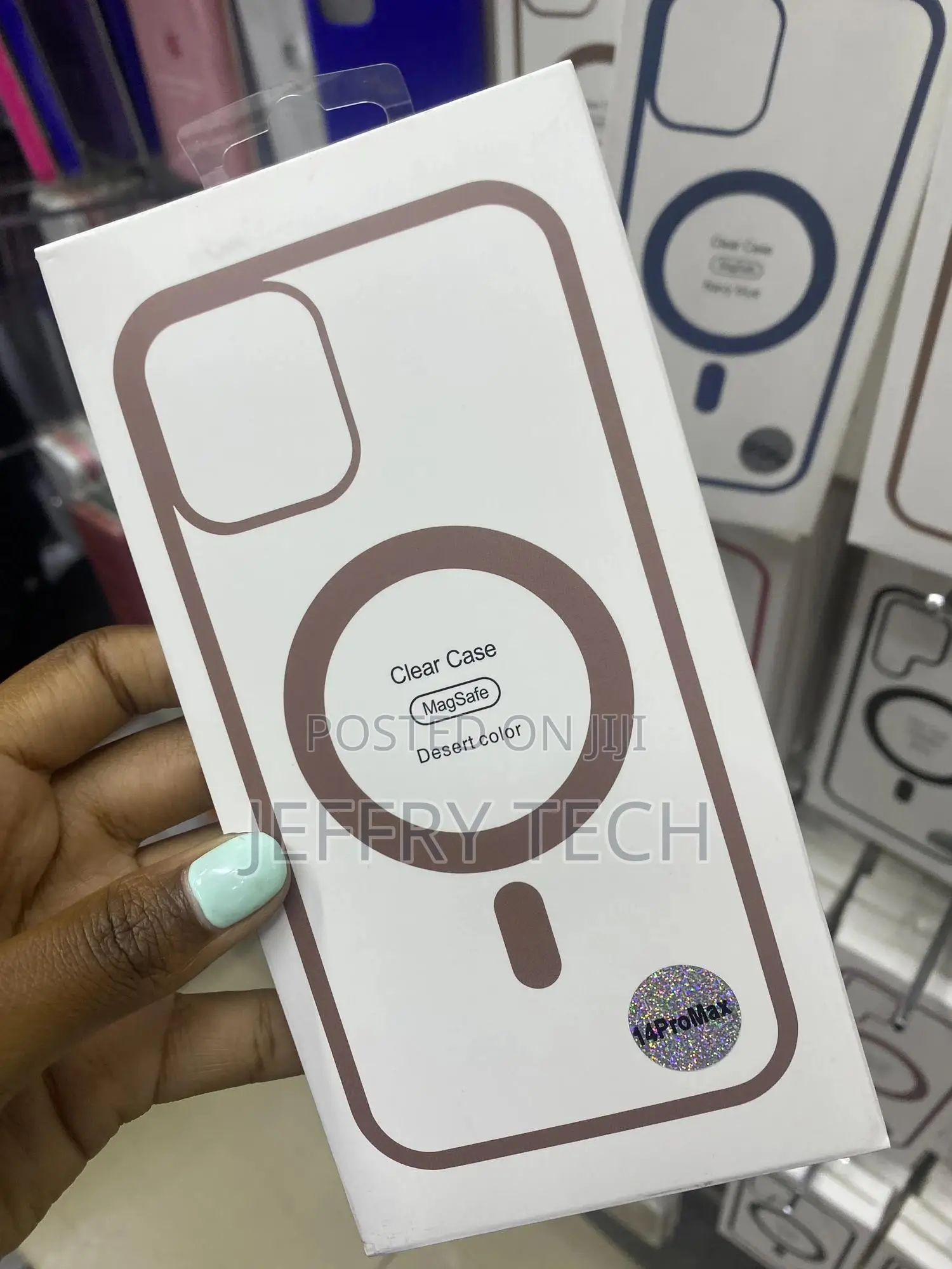 Casekoo iPhone 14 Pro Max Clear Case With Magsafe-Desert