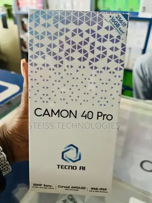 New Tecno Camon 40 Pro 256 GB Black