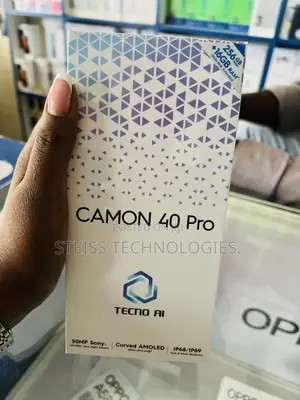 New Tecno Camon 40 Pro 256 GB Black