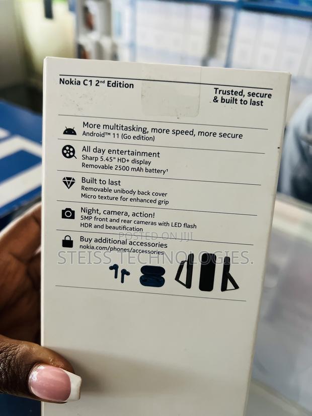 New Nokia C1 16 GB Black - thumbnail 4