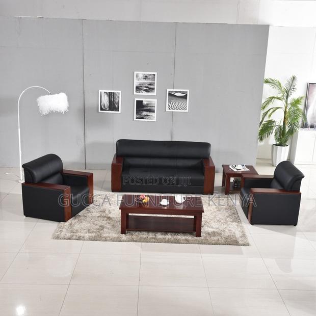 Office Sofa: Simple and Modern 5-Seater Executive Sofa Set - main view