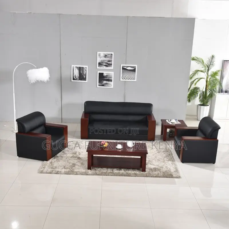 Office Sofa: Simple and Modern 5-Seater Executive Sofa Set