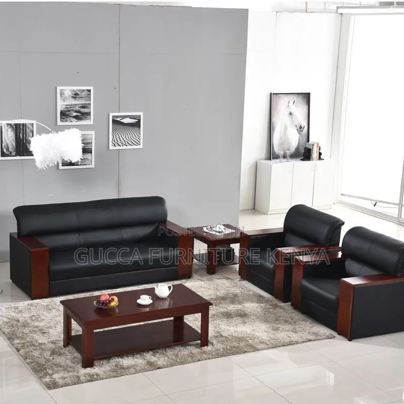 Office Sofa: Simple and Modern 5-Seater Executive Sofa Set