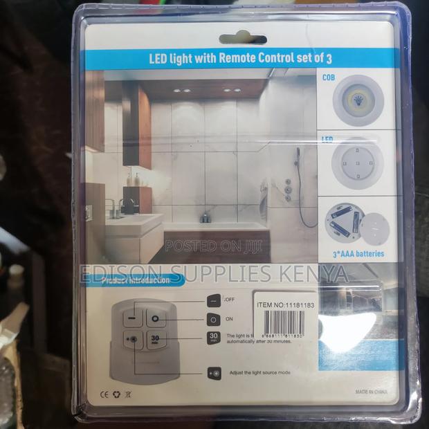 Led Light Set 3pcs With Remote Control Smart Bulbs - thumbnail 6