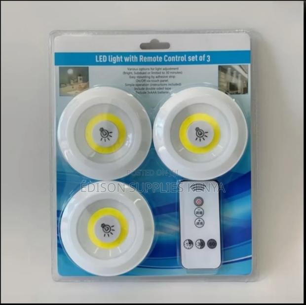 Led Light Set 3pcs With Remote Control Smart Bulbs - thumbnail 2