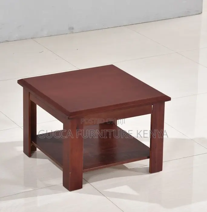 Office Table: Office Mahogany Coffee Table With Curved Edges