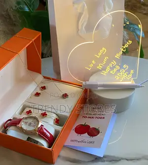 Mother's Day Gift Pack With Red Watch