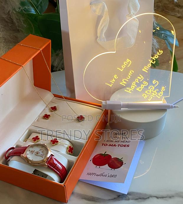 Mother's Day Gift Pack With Red Watch - main view