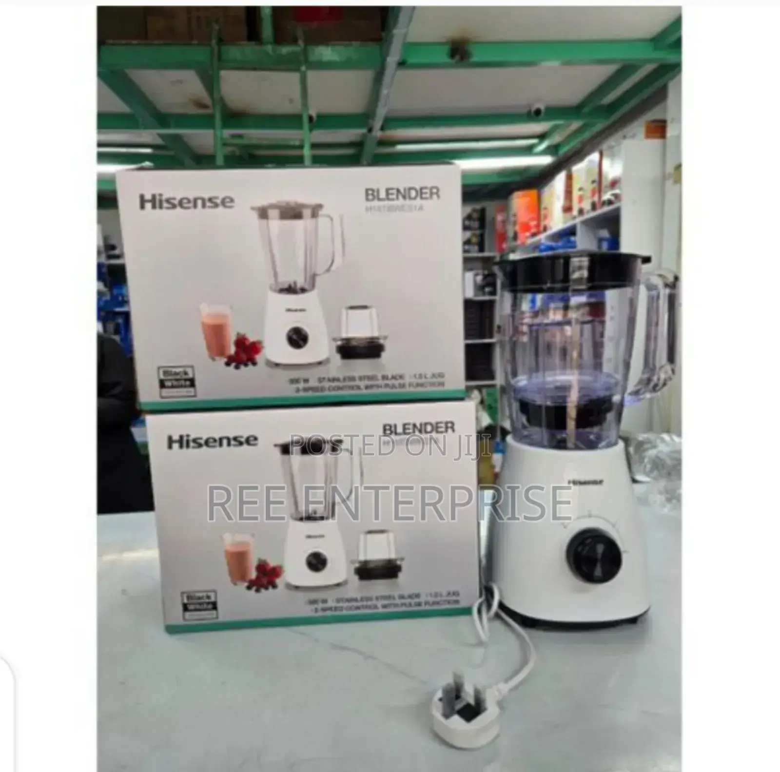 2 In1 Hisense Blender And Grinder 1.5 Litres 1500watts