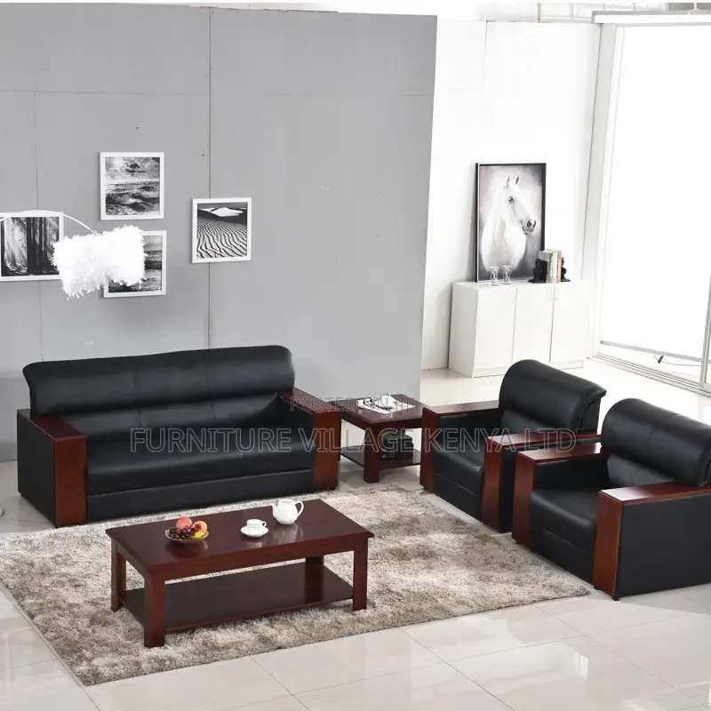 Office Sofas: 3-Piece Modern Office Sofa Set(5-Seater)