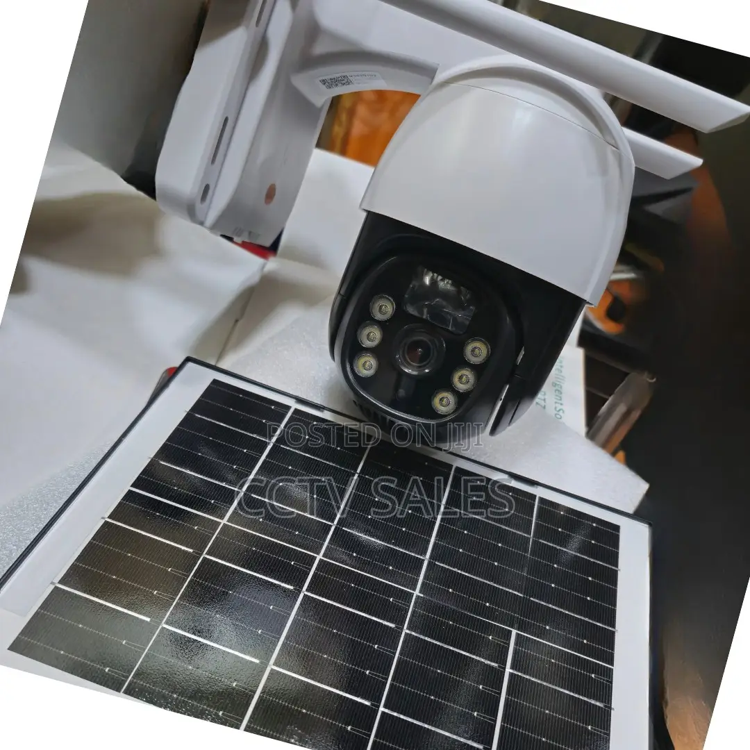 Outdoor Solar Powered Smart Motion Detection 4mp CCTV Cam