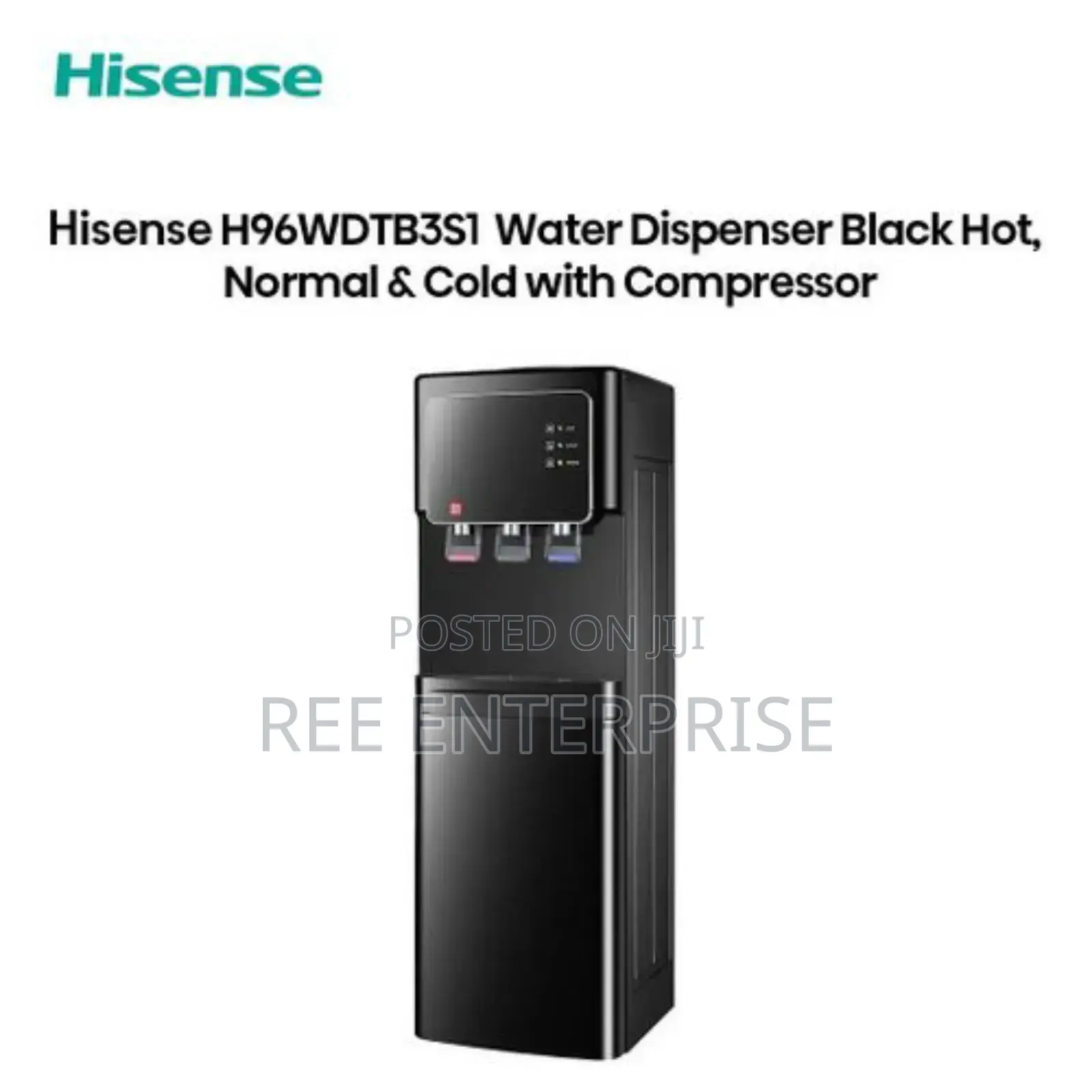 Hisense Water Dispenser Black Hot, Normal,And Cold W