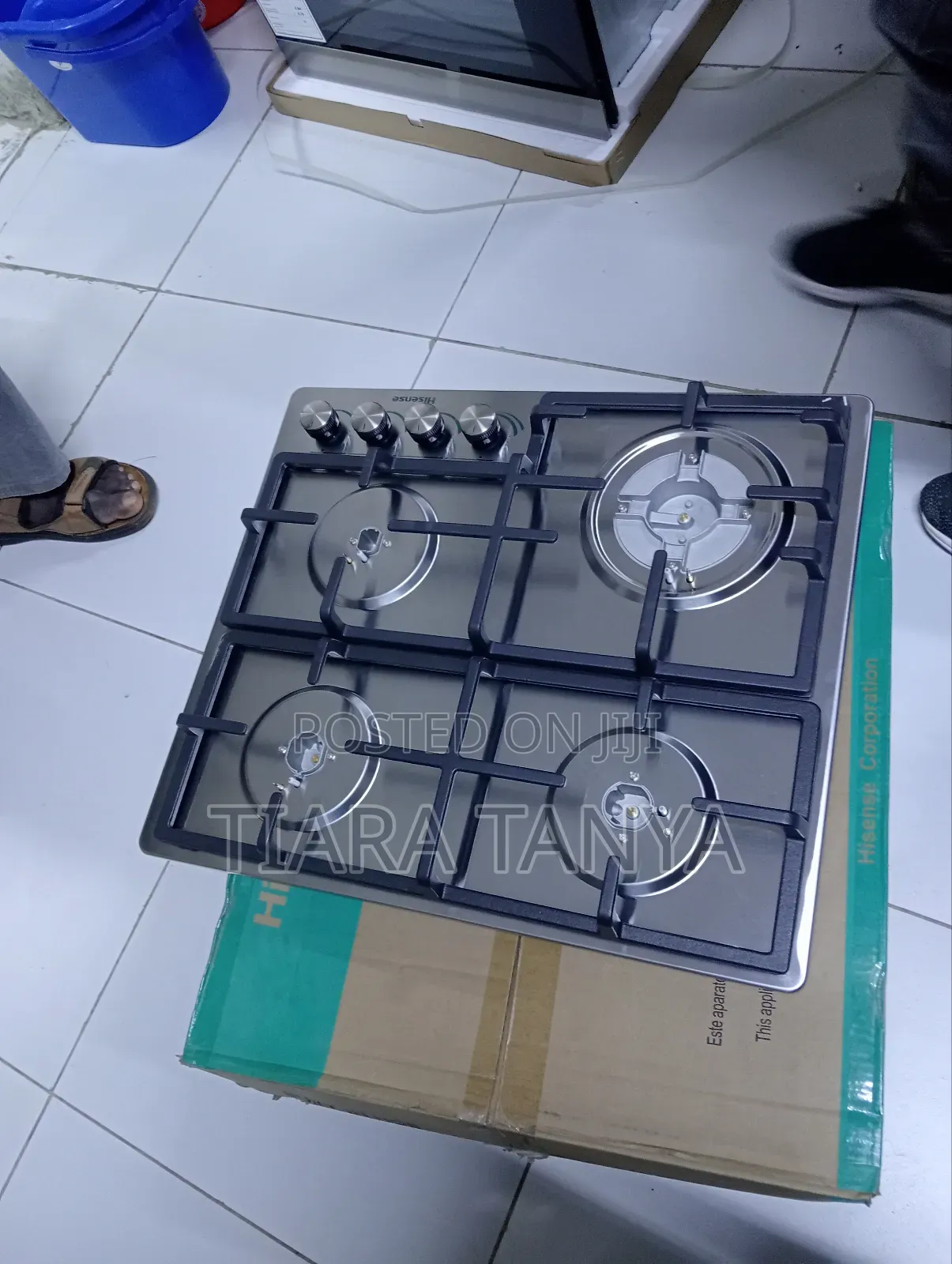 Hisense 60cm 4 Burnerr With 1 Wok Burner Gas Hob