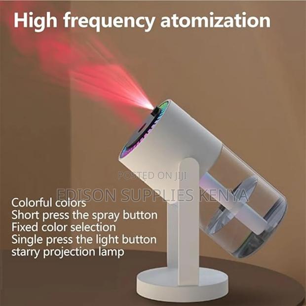 Star Projector Humidifier Night Light Usb Air Aroma Diffuser - main view