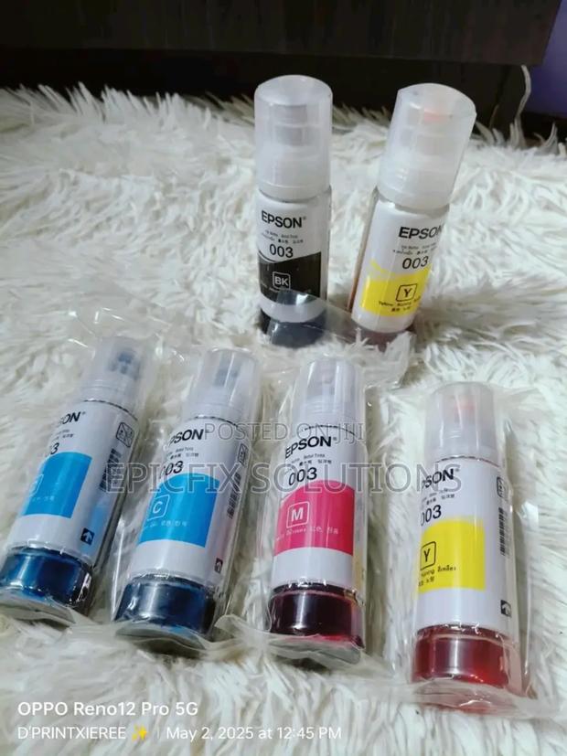 003 Set of Original Inks for Ecotank Printers Available