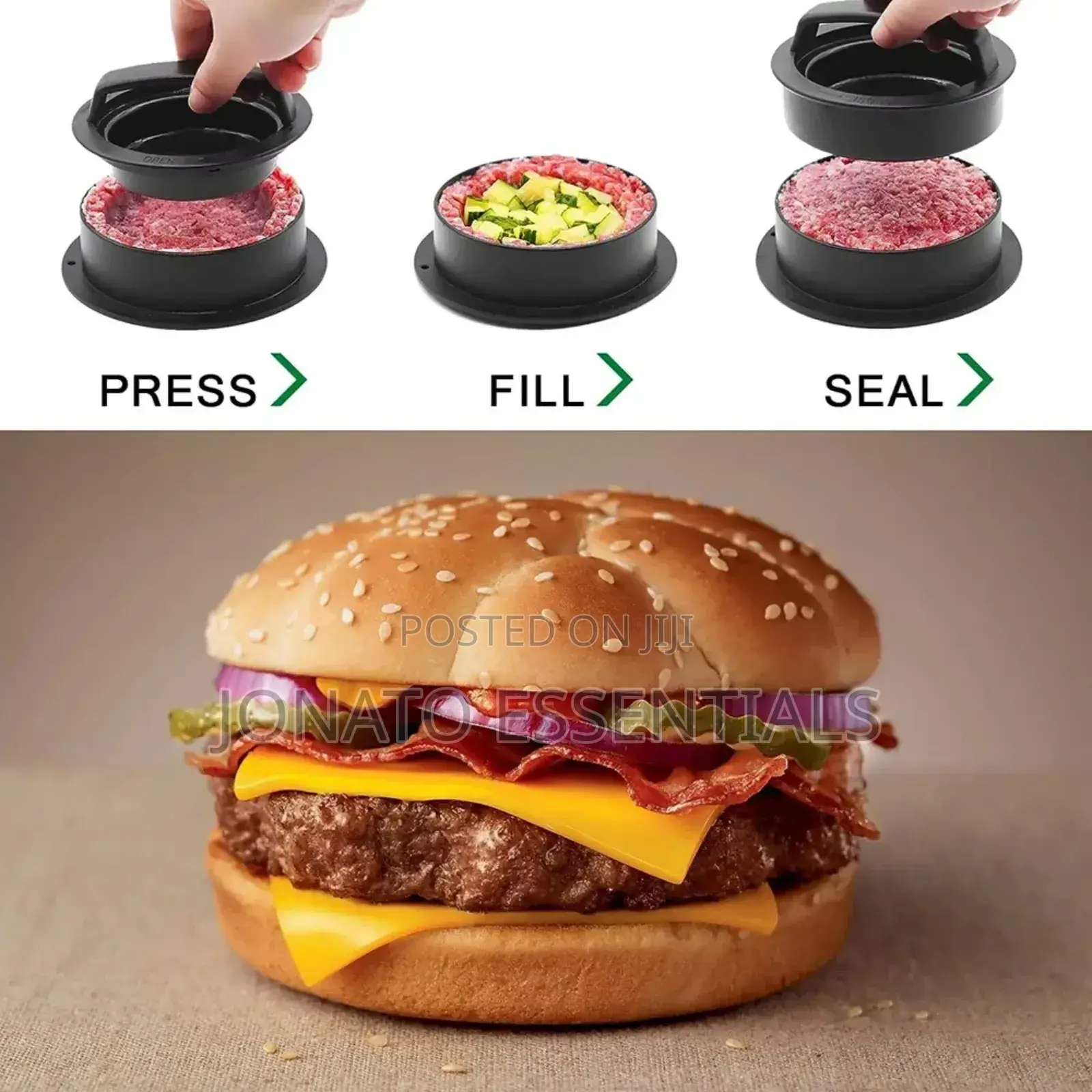 Plastic Burger Meat Press, Hamburger Mold and Press