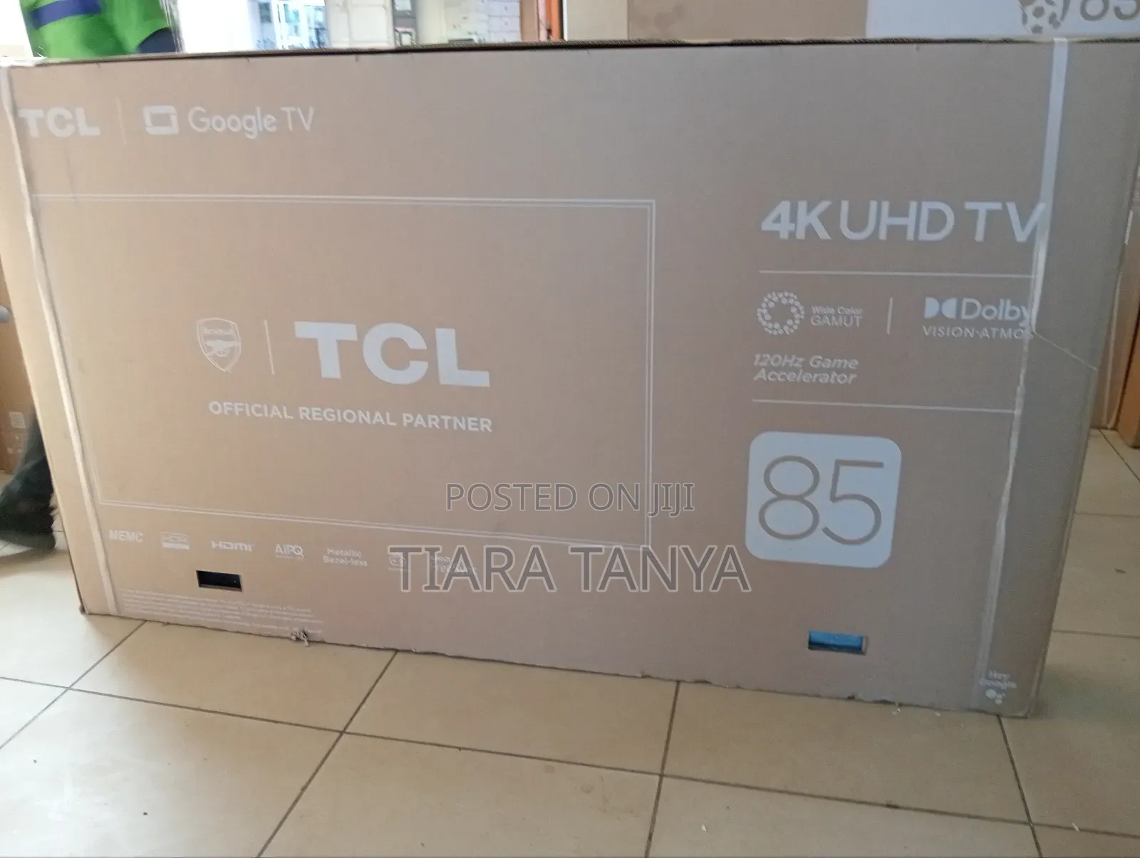 TCL 85" Ultra Hd Frameless Google Smart Tv