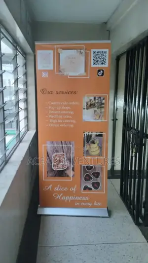 Affordable Complete Broad- Base Roll-Up Banner