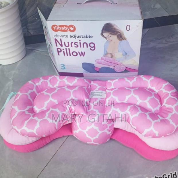 Adjustable Nursing Pillow *Pink* at - main view