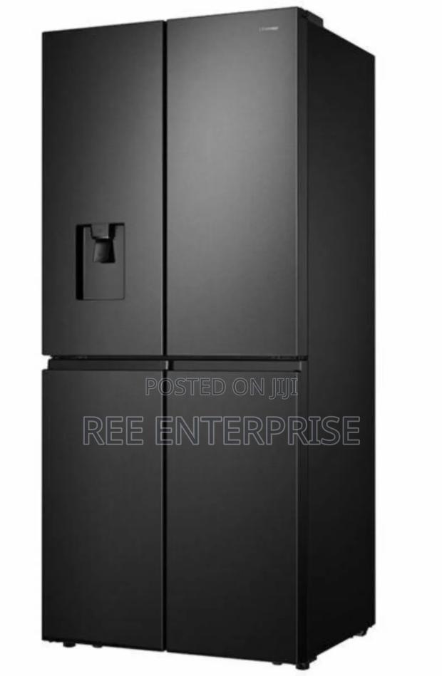 454 Litres Black Hisense Fridge With Water Dispenser