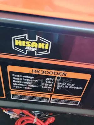 Brand New 3kva Hisaki Generator