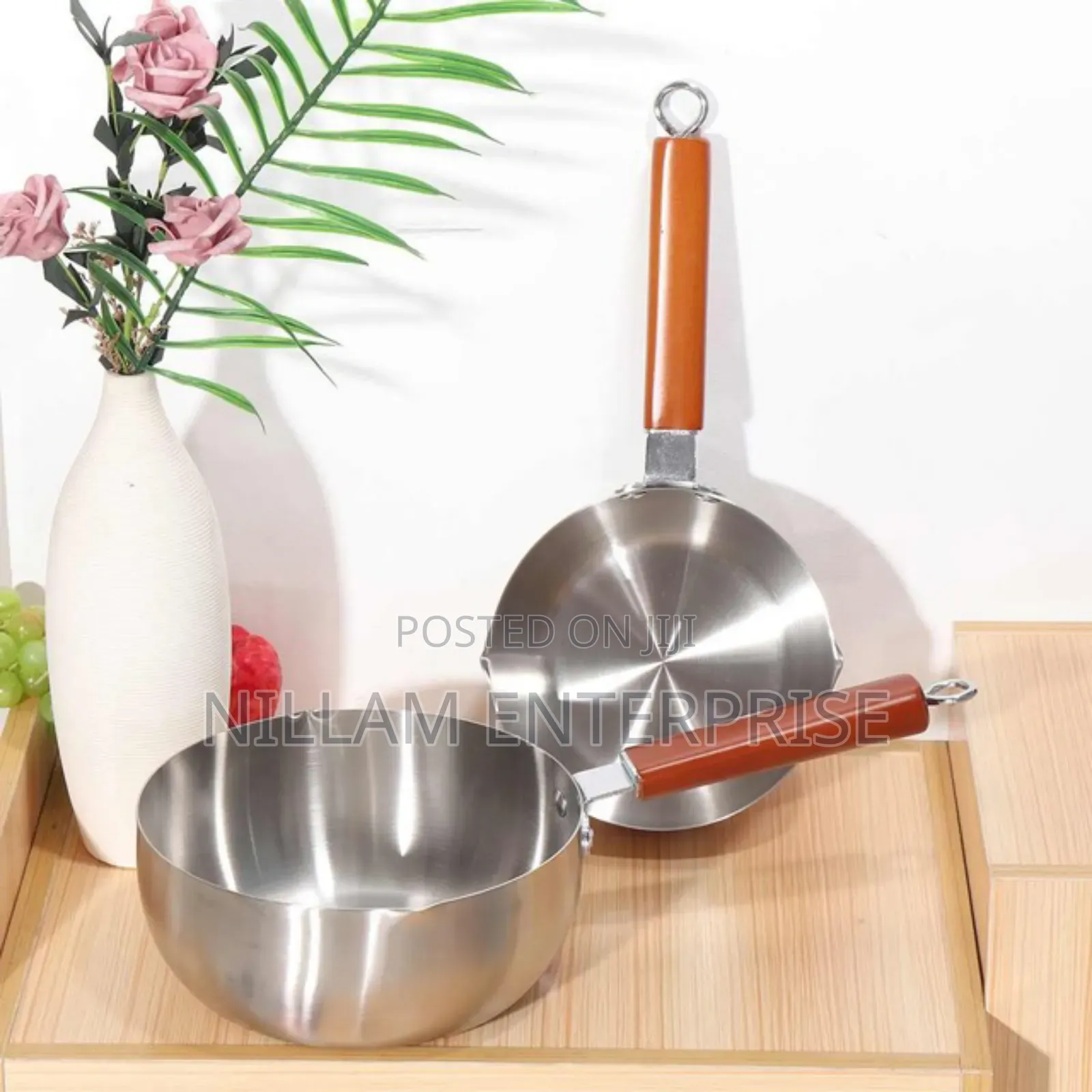 2l Stainless Steel Non- Stick Calibrated Japanese Pan