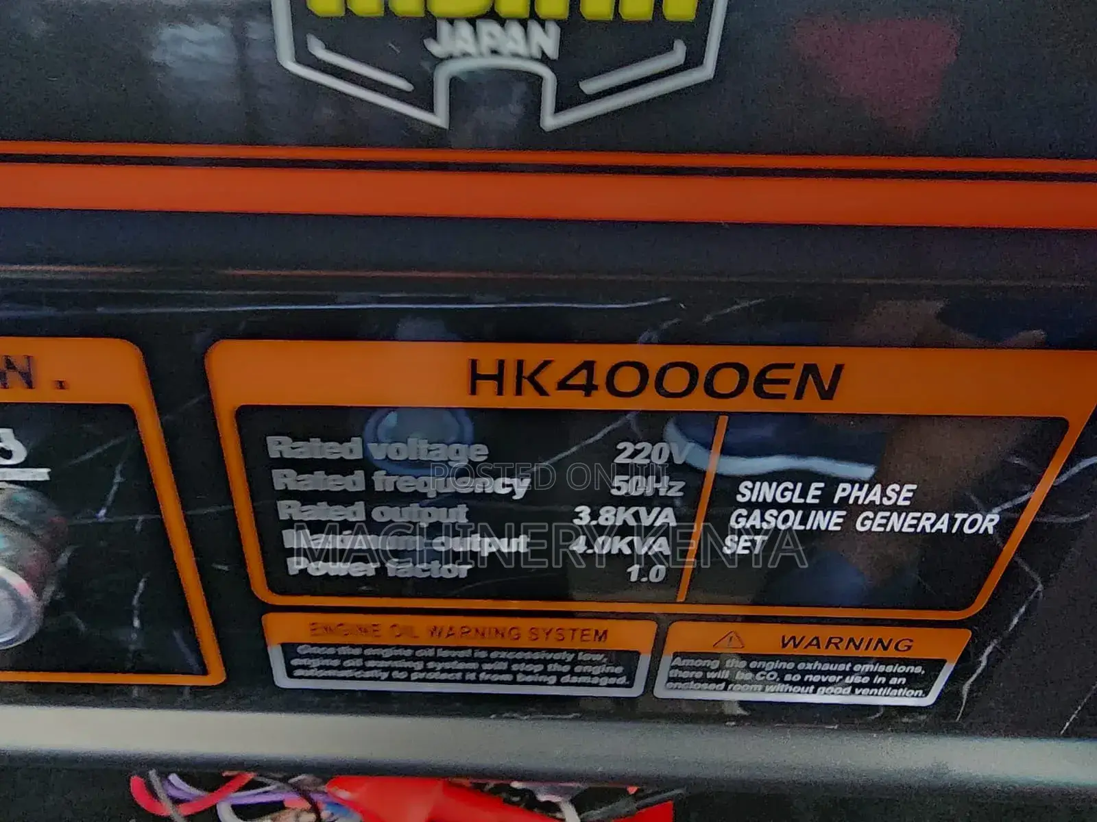 New 4kva Hisaki Power Generator