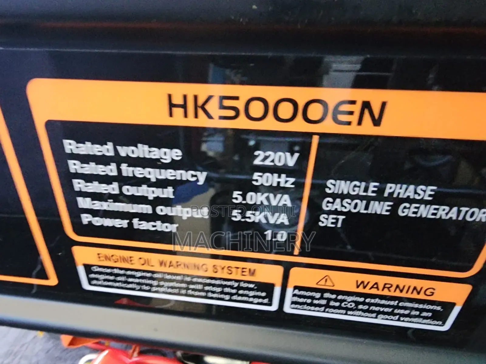 5kva New Hisaki Power Back Up Generator