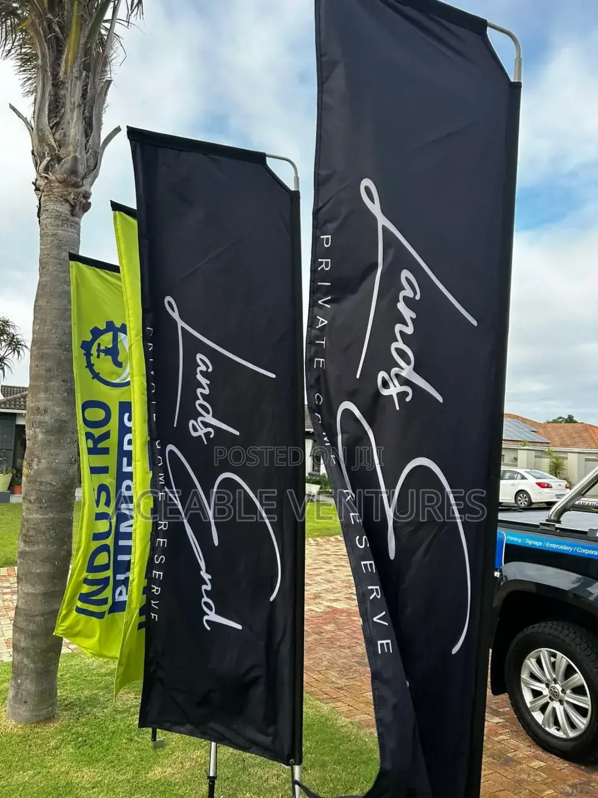 3.5m Custom Telescopic Banners