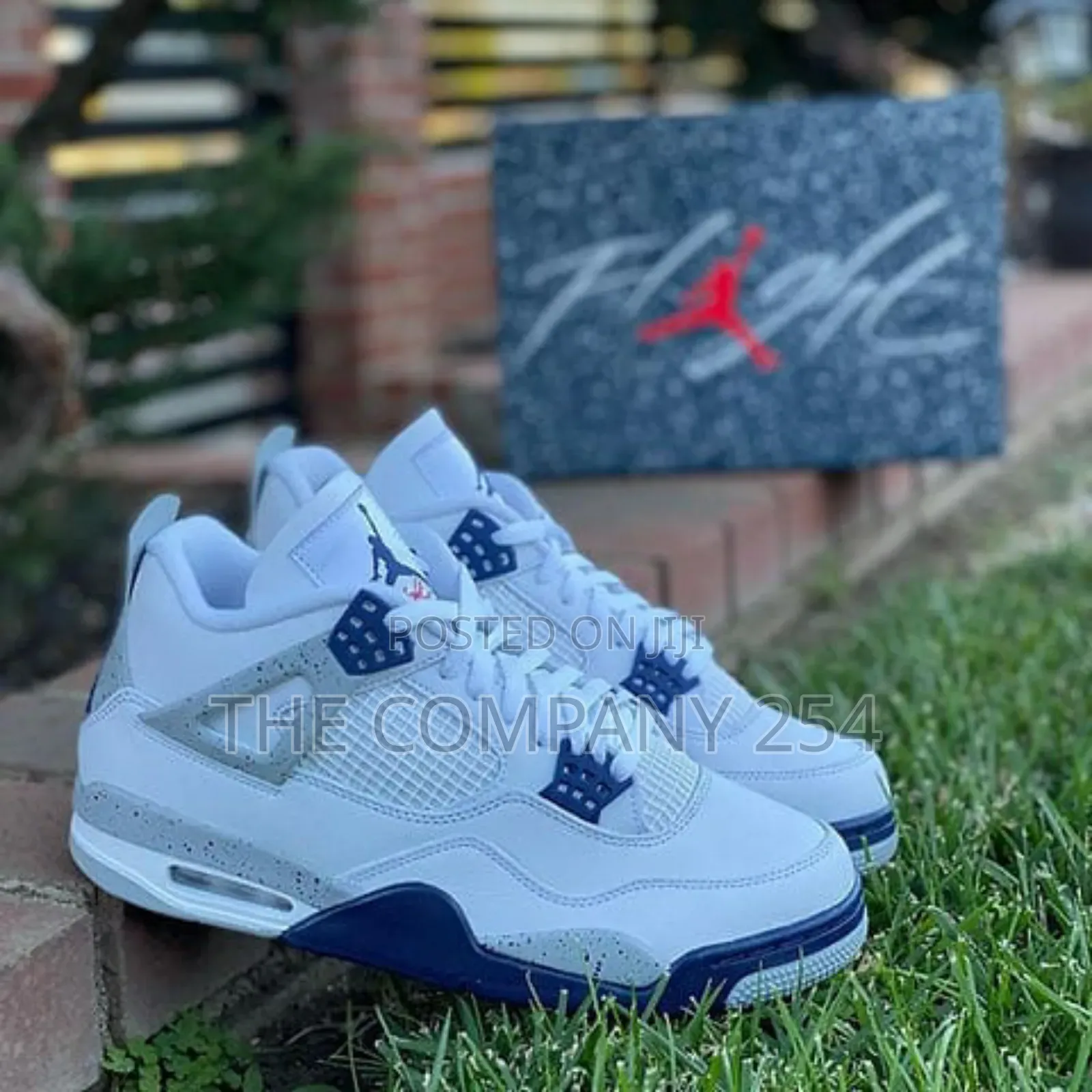 Quality Leather Unisex Rubber Sole Jordan 4 Sneakers Shoes