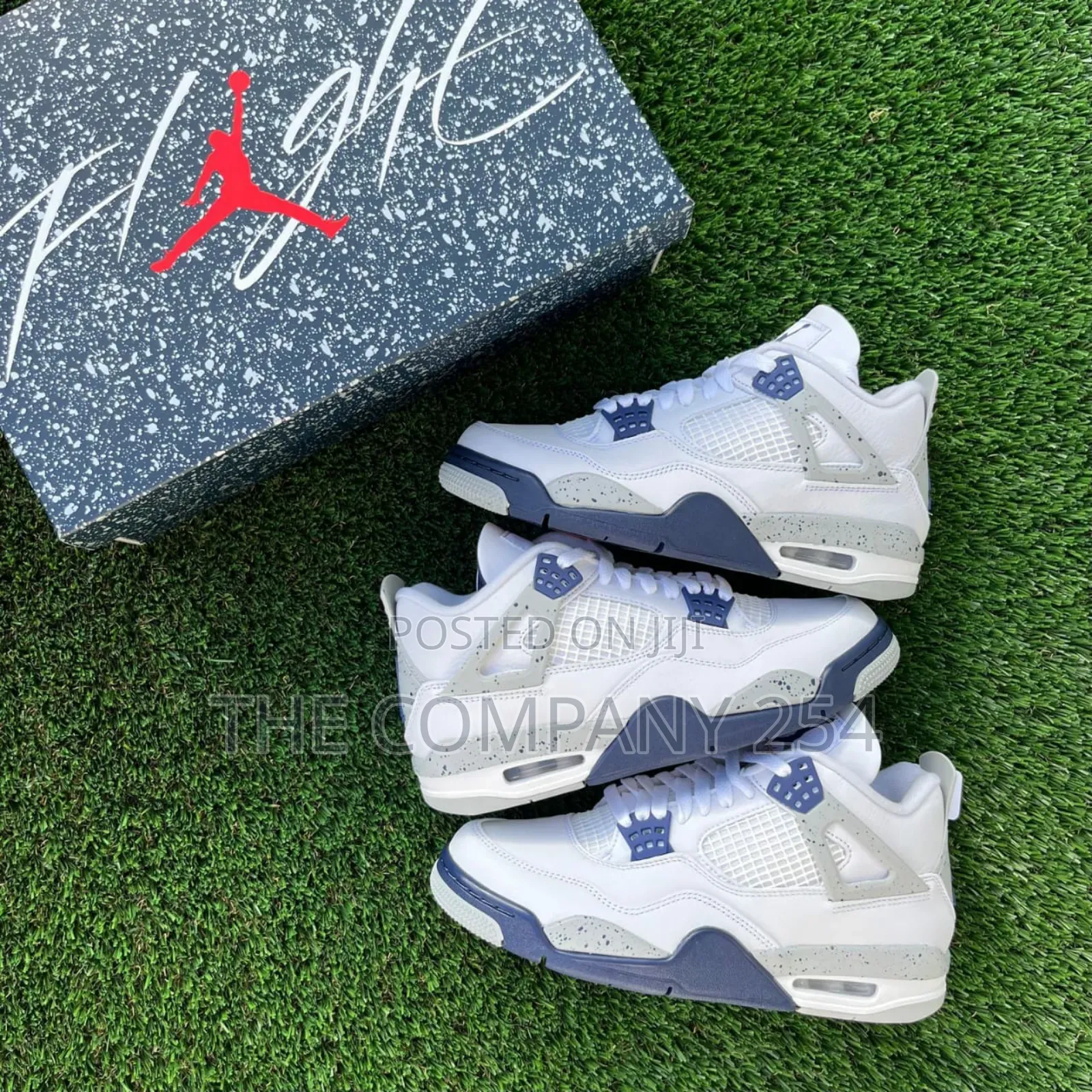 Quality Leather Unisex Rubber Sole Jordan 4 Sneakers Shoes