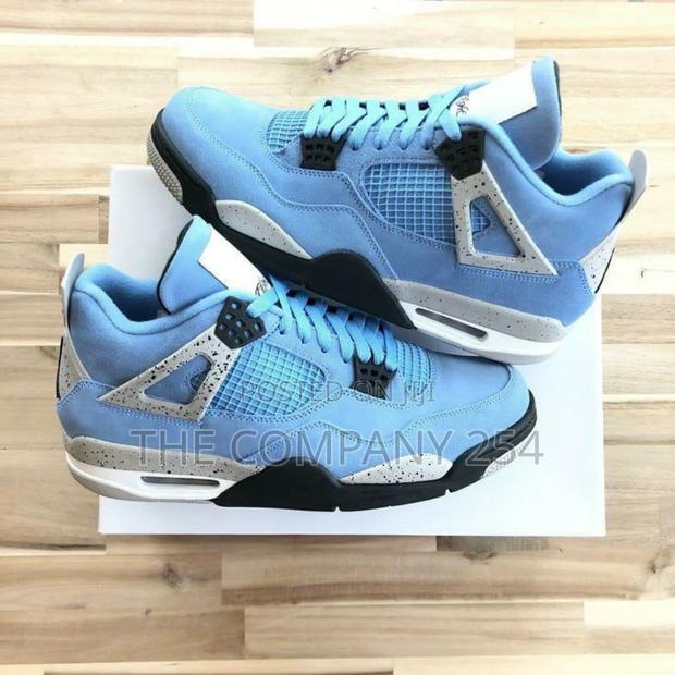 Quality Leather Unisex Rubber Sole Jordan 4 Sneakers Shoes - thumbnail 7