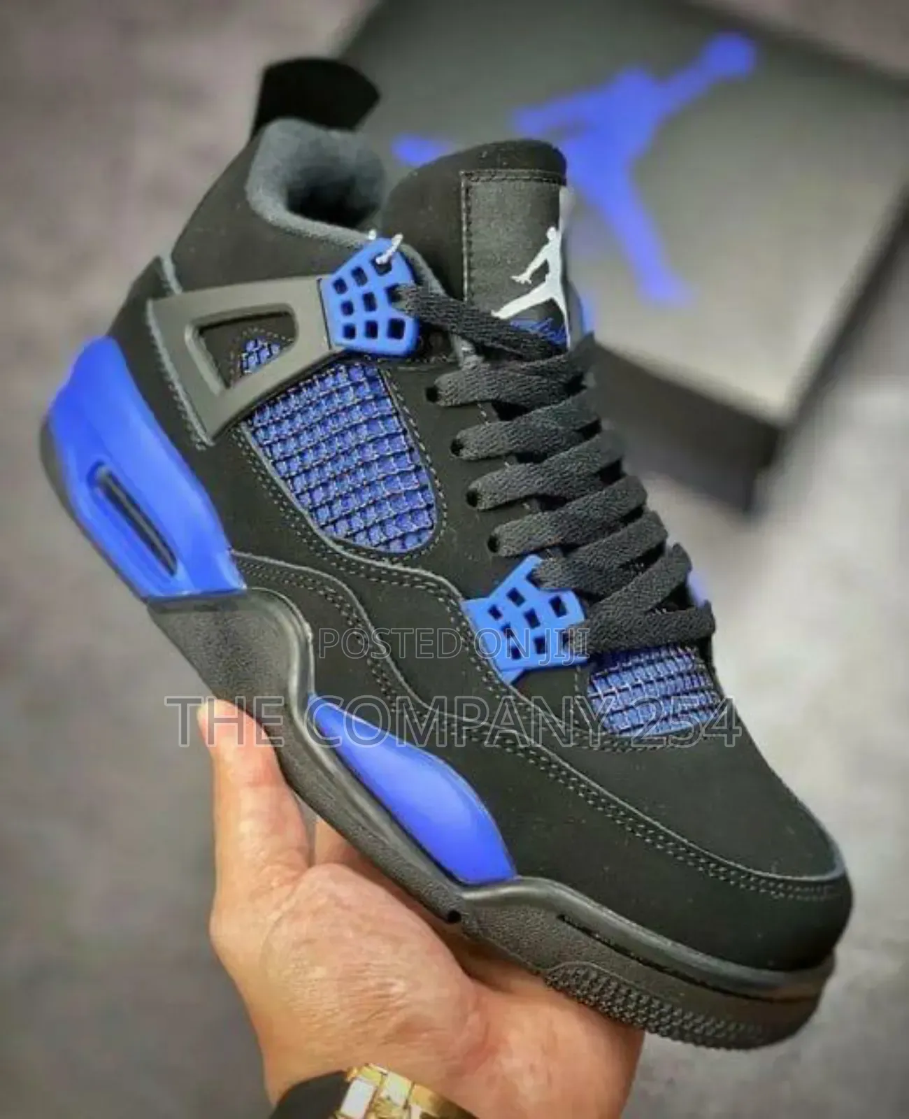 Quality Leather Unisex Rubber Sole Jordan 4 Sneakers Shoes