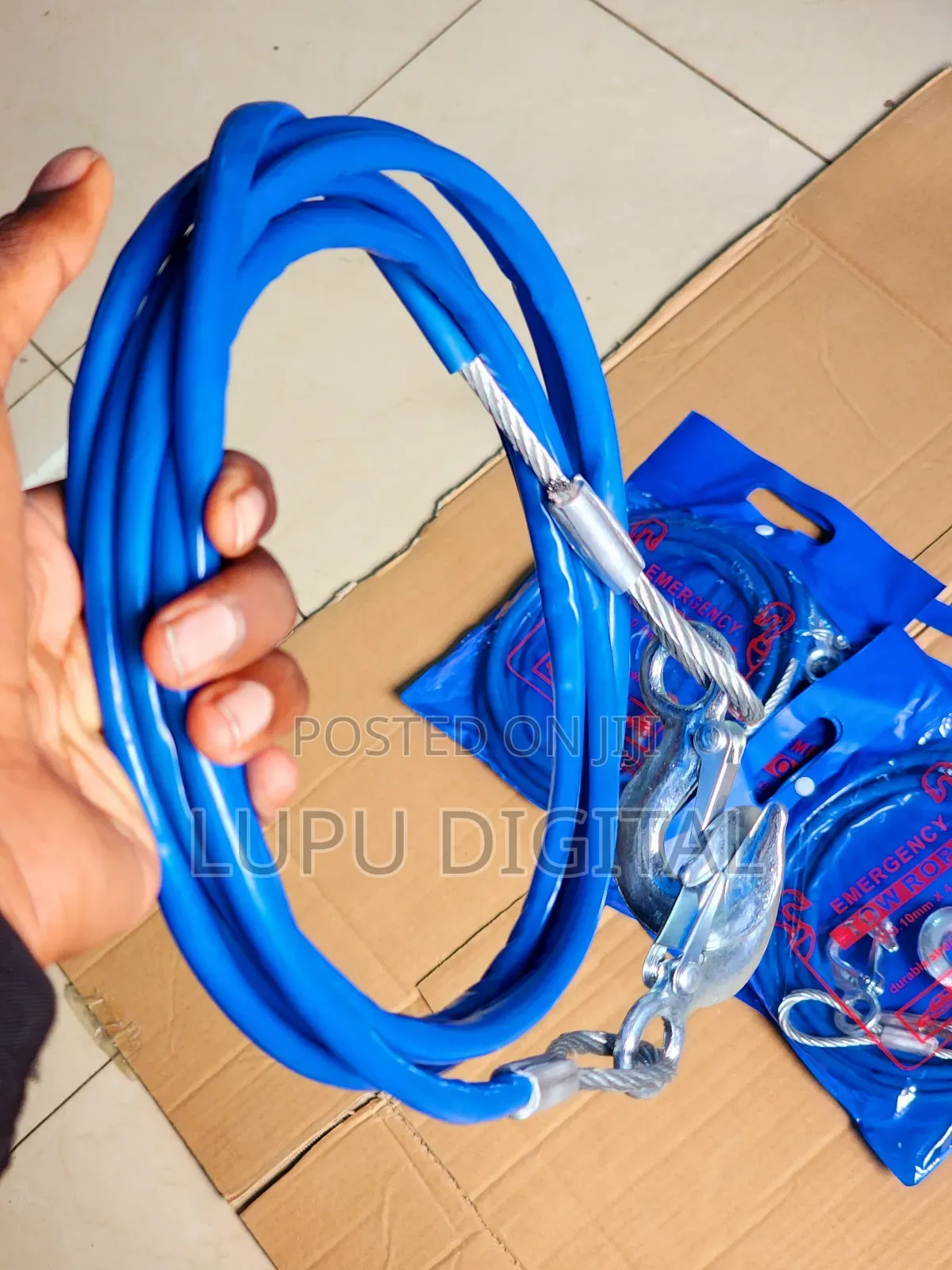 Towing Rope / Tow Cable 5 Ton Capacity 3m Length