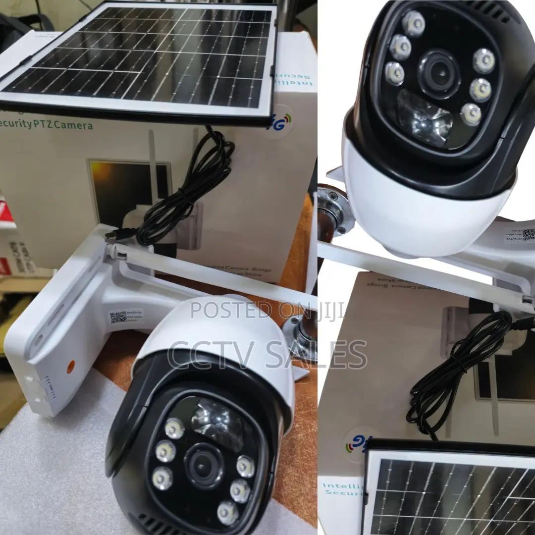 Day and Night Solar CCTV 4g V380 Camera Audio Hd Live View