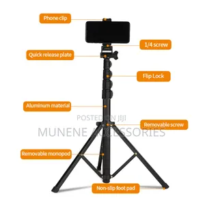 Jmary Mt39 2in1 61inch Alum Phone Tripod Stand Selfie Stick