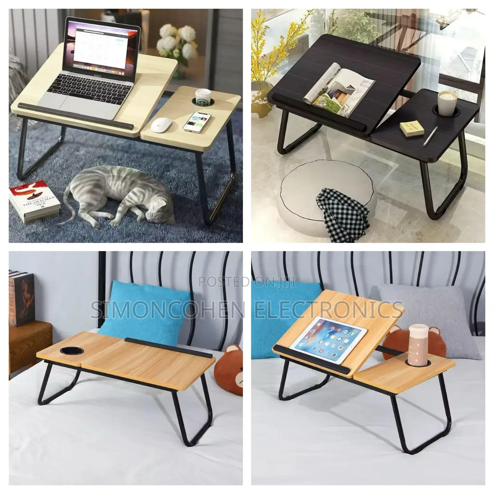 Adjustable Laptop Stand Desk With Foldable Legs