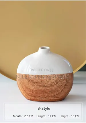 Plain Gold Ceramic Vases*