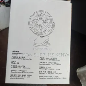 Clip Fan Digital Power Display + Timer Desk Fans Table Fan