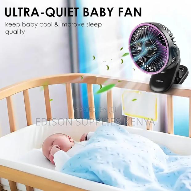 Clip Fan Digital Power Display + Timer Desk Fans Table Fan - thumbnail 7
