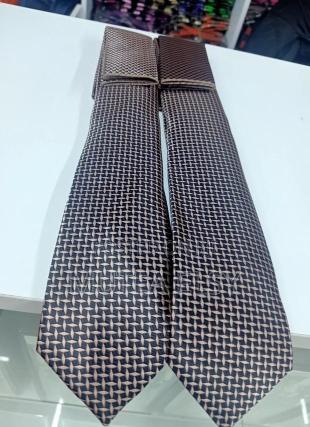 Black Cream Wisfunlly Executive Tie Sets - main view